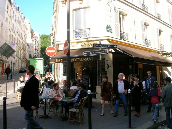 Caf Chappe  8 Rue Tardieu Montmartre Paris