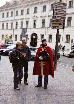 Scène de rue Prague