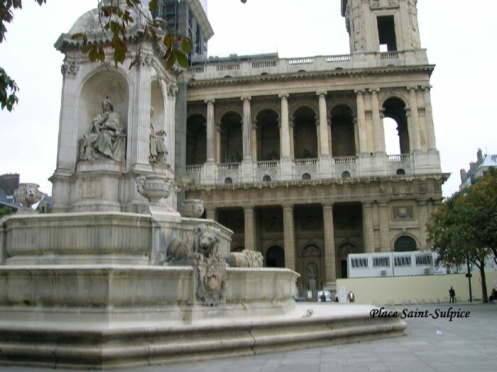 Place Saint-Sulpice Saint-Germain-des-Prs paris