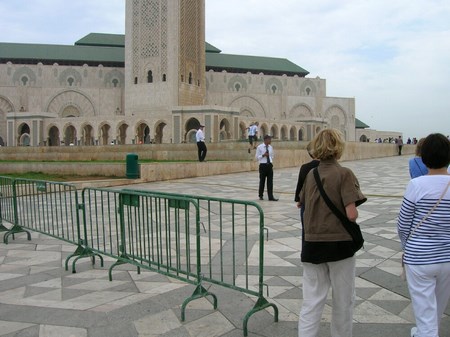 esplanade mosque hassan II casablanca maroc