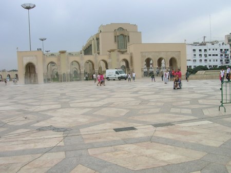 esplanade mosque hassan II casablanca maroc